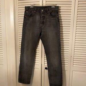 Levi's Men's Straight Jeans in Charcoal